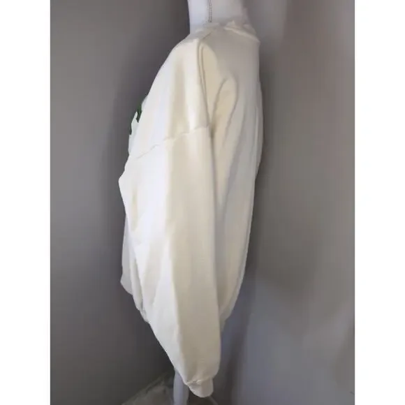 MARKET Collegiate Logo Pullover Light Yellow Streetwear L - Picture 2 of 6